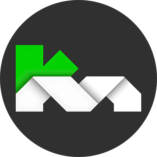 Favicon logo blanc et vert de Michaël Kihl